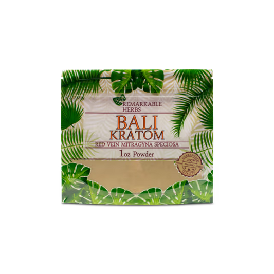Remarkable Herbs 1oz Bali Red Vein Kratom Powder