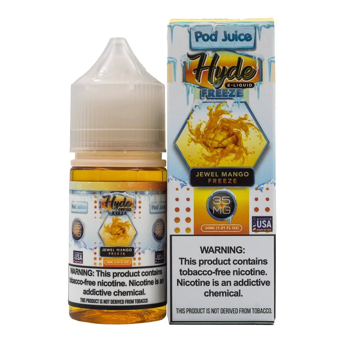 Pod Juice Jewel Mango Freeze 35mg 30ml Salt Nic