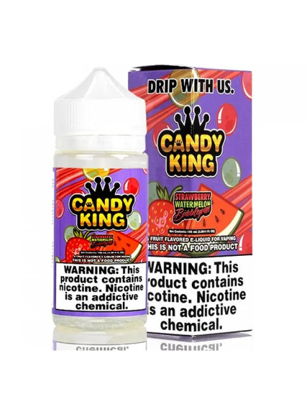 Candy King Strawberry Watermelon Bubblegum 50m 30ml Iced Salt Nic