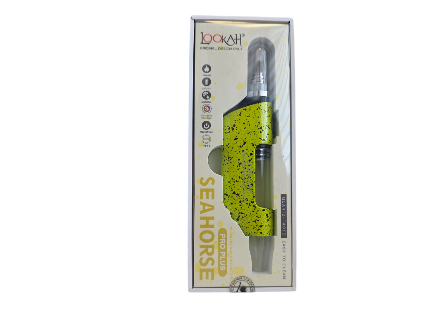 Lookah SeaHorse Pro Plus Neon Green-Black Spatter