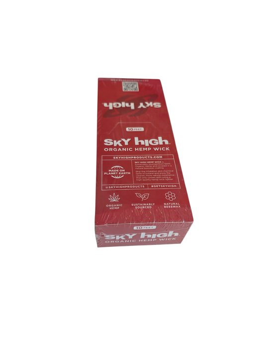 Sky High Hemp Wick 10' Box of 50