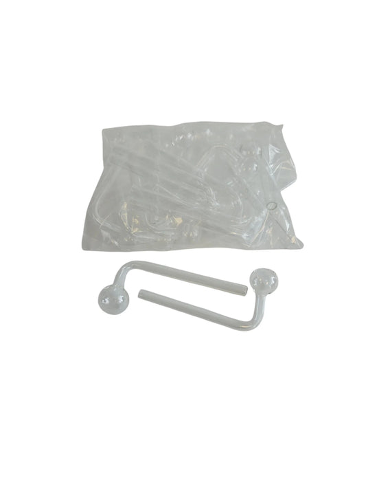10mm Bent Clear Oil Burner