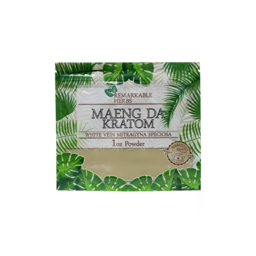 Remarkable Herbs 1oz Meang Da White Vein Kratom Powder