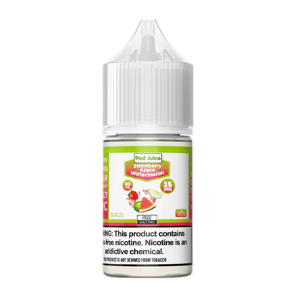 Pod Juice Strawberry Apple Waterme 35mg 30ml Salt Nic