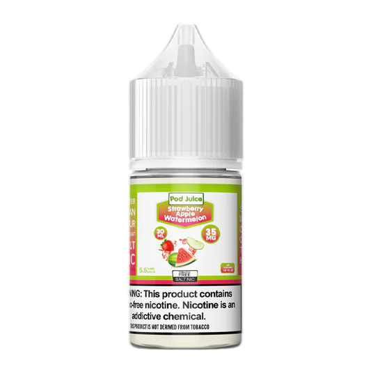 Pod Juice Strawberry Apple Waterme 35mg 30ml Salt Nic