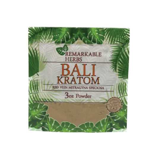 Remarkable Herbs 3oz Bali Red Vein Kratom Powder