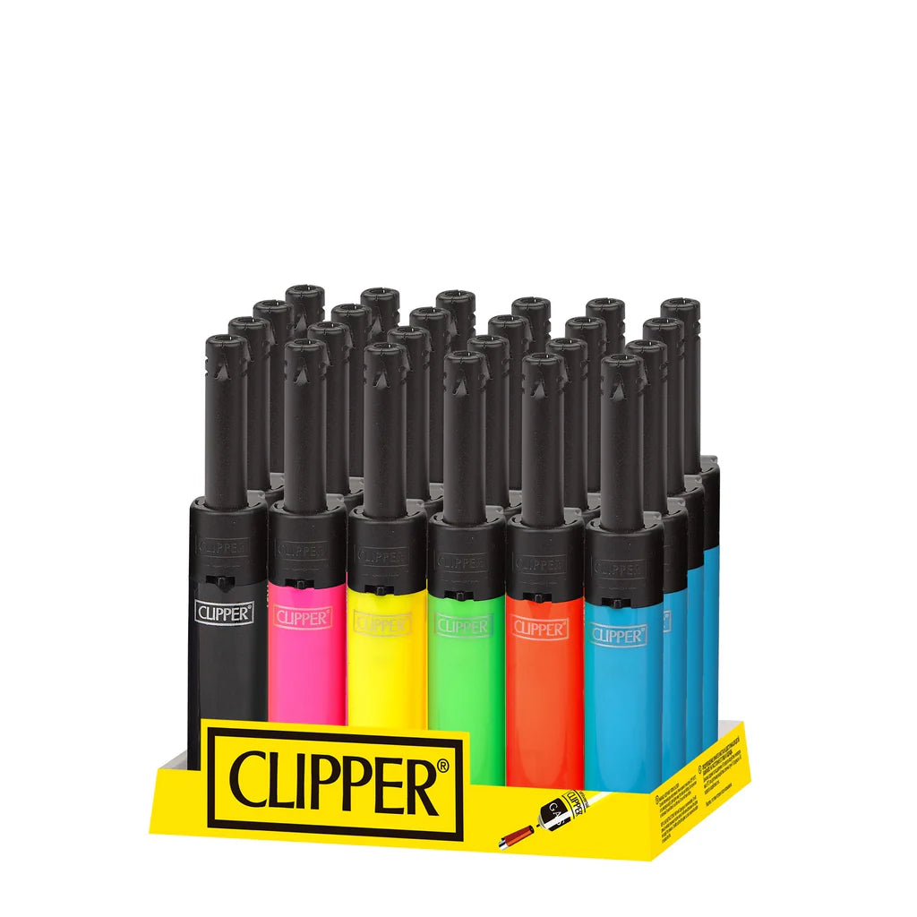 Clipper Mini Tube Solid Fluo on Black