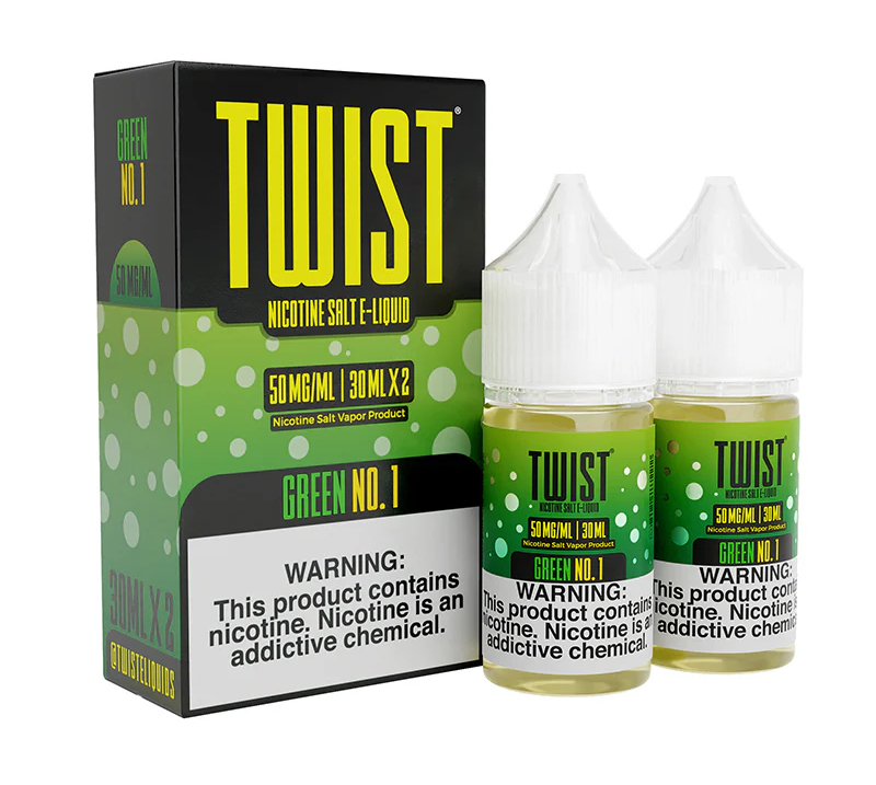 Twist Green No. 1 50mg 30ml 2pk Salt Nic