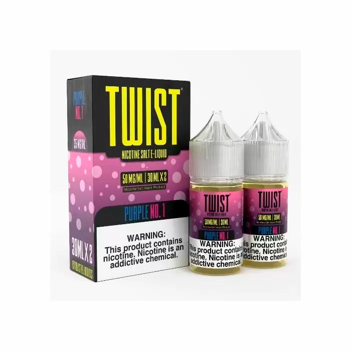 Twist Purple No 1 50mg 30ml 2pk Salt Nic