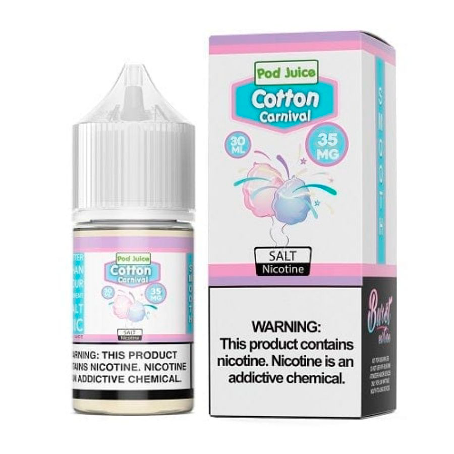 Pod Juice Carnival/Cotton Clouds 35mg 30ml Salt Nic