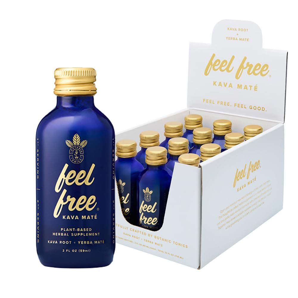 Feel Free Kava Mate Tonic 12ct Bottle