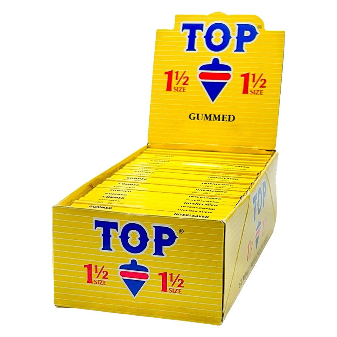 Top 1 1/2 Gummed Rolling Paper