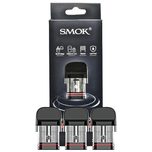 Smok Novo Replacement Pod 2ml 3pcs/Pack Meshed 0.6 oHm Pod