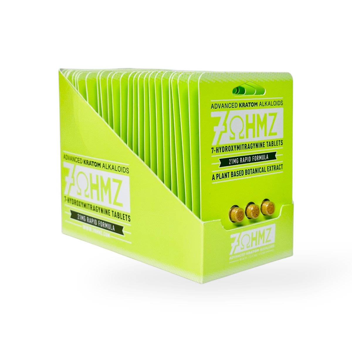 7 OHMZ 21mg Green 6ct 20pk