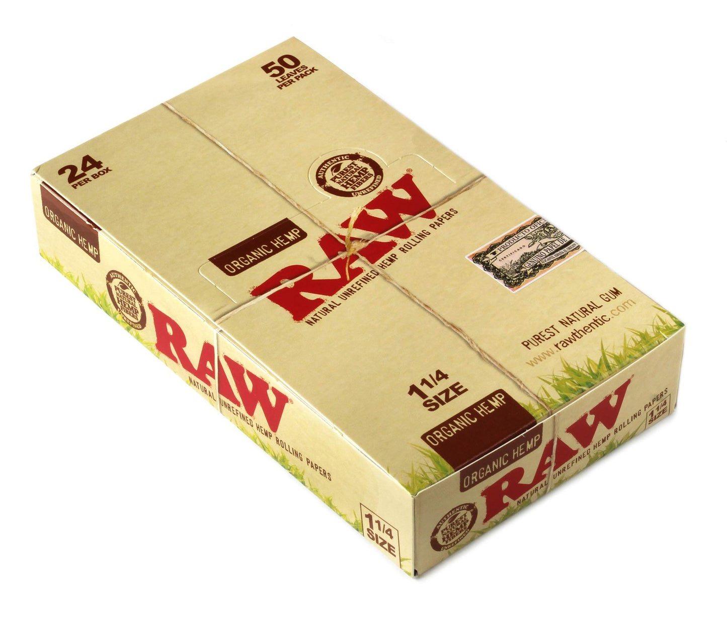 Raw Organic 1 1/4 Papers