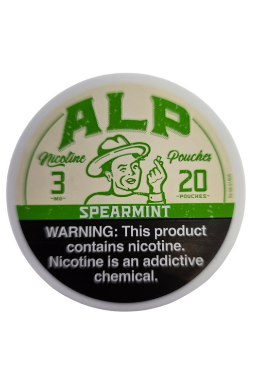 ALP Nicotine Pouch Spearmint 3mg 5pk Sleeve