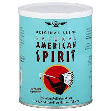 American Spirit Tobacco Original Blend Tin "Blue"