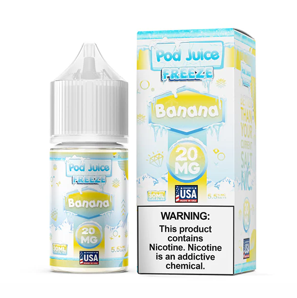 Pod Juice x Hyde Banana Freeze 20mg 30ml Salt Nic
