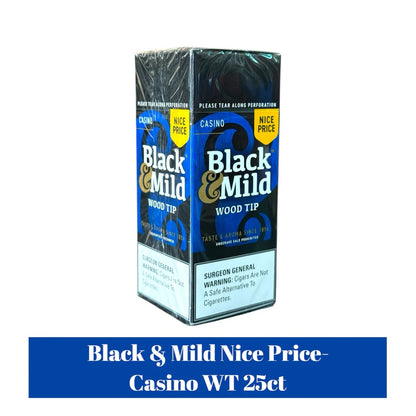 Black & Mild Wood Tip 25ct