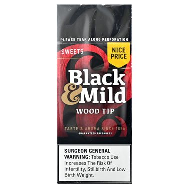 Black & Mild Wood Tip 25ct