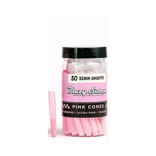 Blazy Susan Pink 53mm Cones 50ct