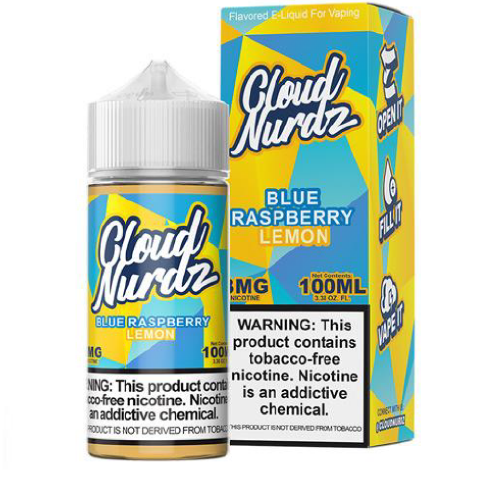 Cloud Nurdz Blue Raspberry Lemon 3mg 100ml