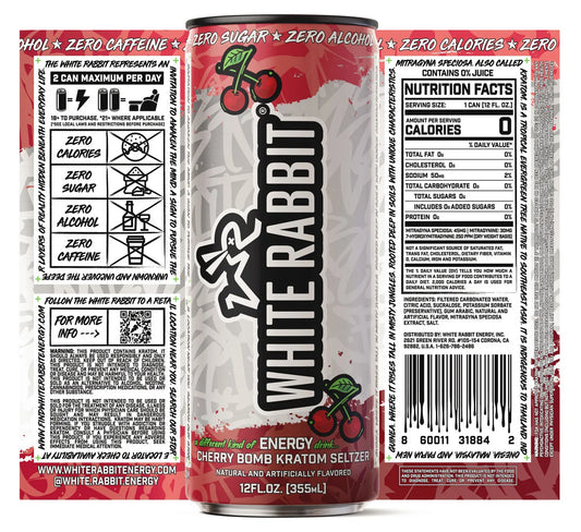 White Rabbit Kratom  12pk Seltzer