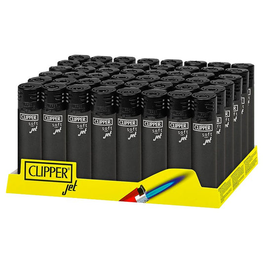 Clipper Classic Large #  Jet Flame Fluo on Black