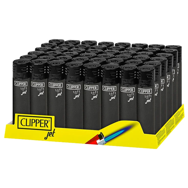 Clipper Classic Large #  Jet Flame Fluo on Black
