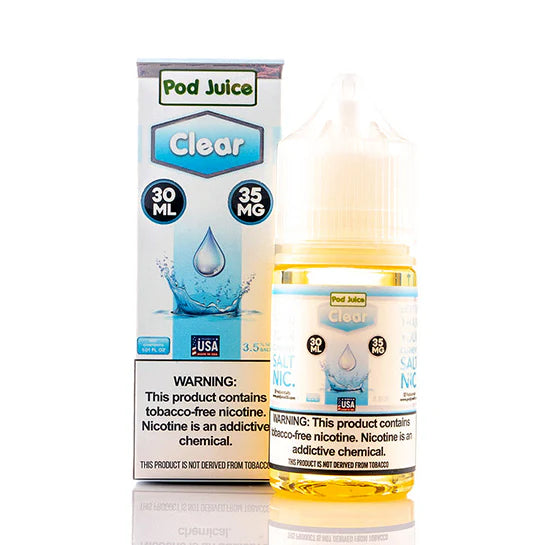 Pod Juice Clear 35mg 30ml Salt Nic