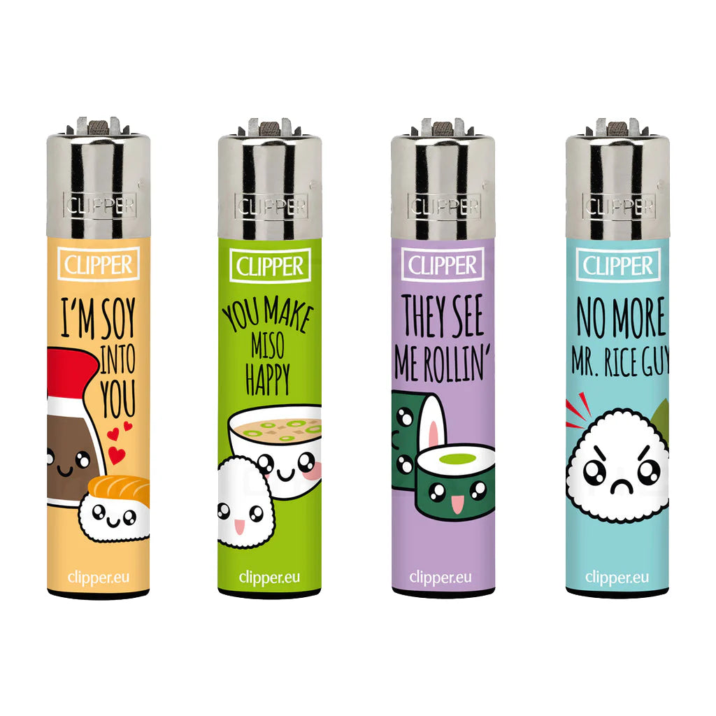 Clipper Classic Large #  Printed-Sushi Fun