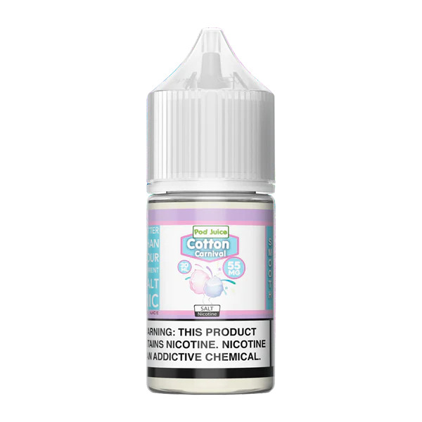Pod Juice Carnival/Cotton Clouds 55mg 30ml Salt Nic