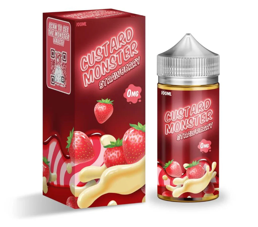 Custard Montser Strawberry 6mg 100ml