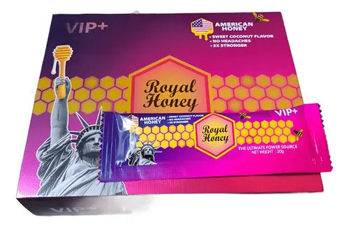 American Honey VIP+ Royal Honey Sweet Cocunut 12ct Pouches