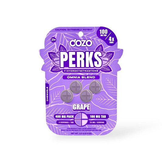 DozoPerks 100mg Grape 4ct 5pk