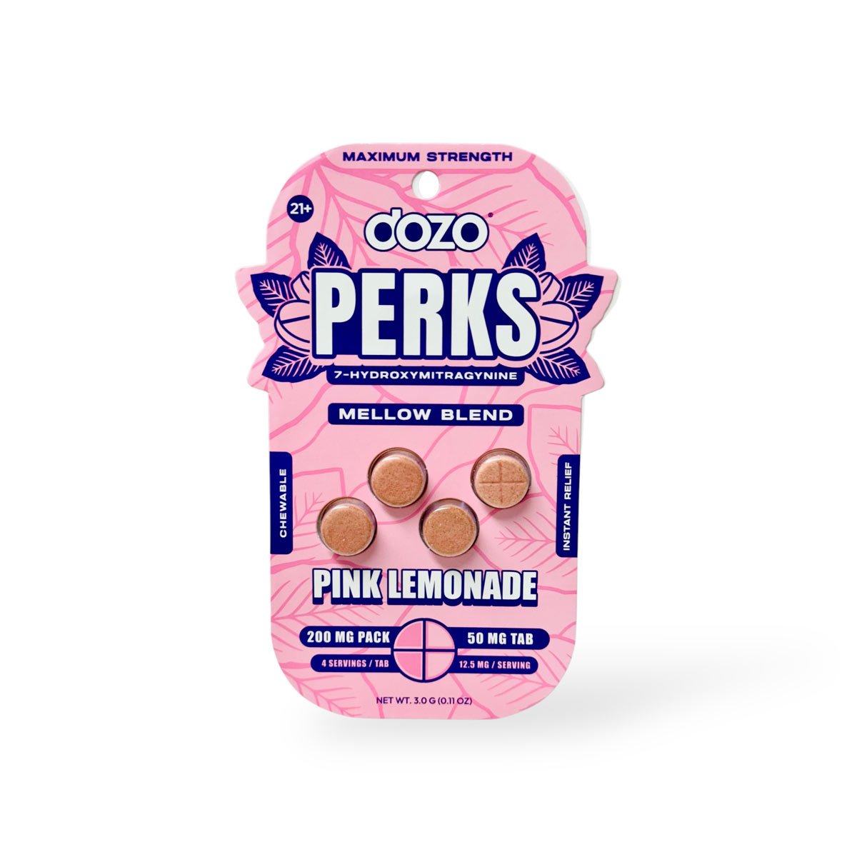 DozoPerks 50mg Pink Lemonade 4ct 10pk