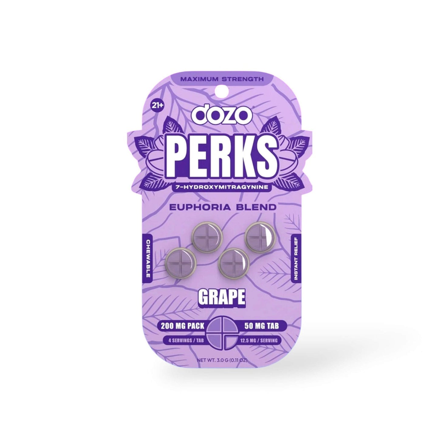 DozoPerks 50mg Grape 4ct 10pk