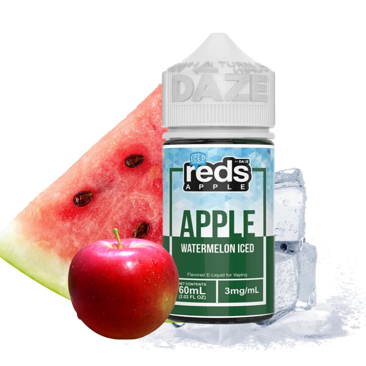Reds Apple Watermelon Iced 3mg 60ml Iced Salt Nic