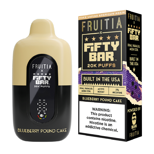 Fifty Bar 20k - Blueberry Pound Cake 5ct
