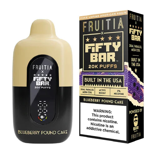 Fifty Bar 20k - Blueberry Pound Cake 5ct