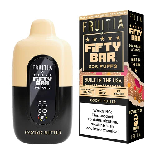 Fifty Bar 20k - Cookie Butter 5ct