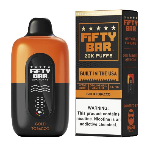 Fifty Bar 20k - Gold Tobacco 5ct