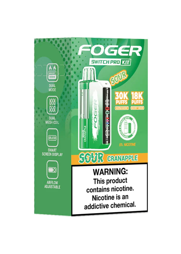 Foger Switch Pro Kit 30k - Sour Cranapple 5ct