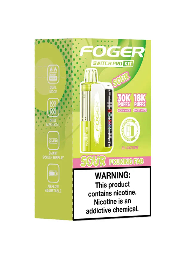 Foger Switch Pro Kit 30k - Sour Fcuking Fab 5ct