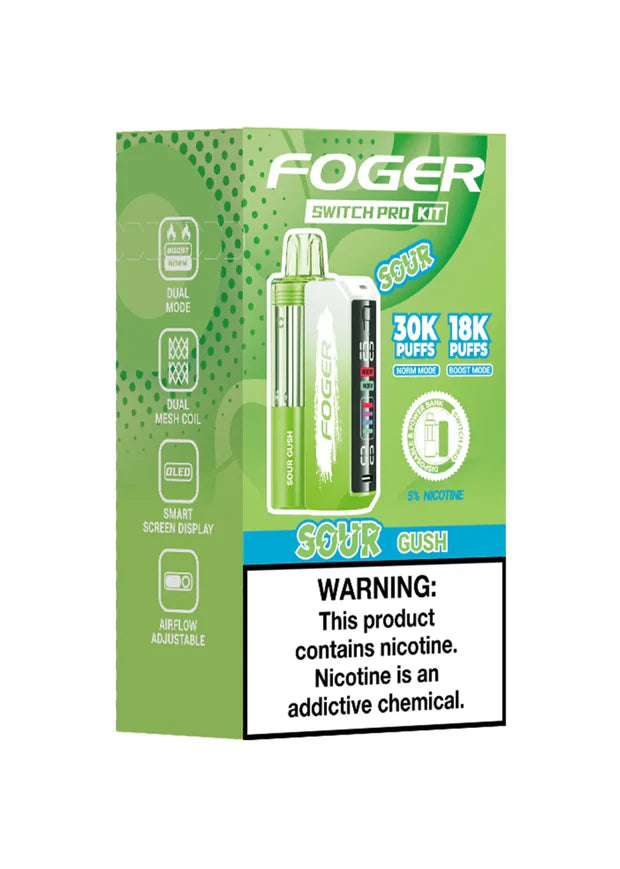 Foger Switch Pro Kit 30k - Sour Gush 5ct