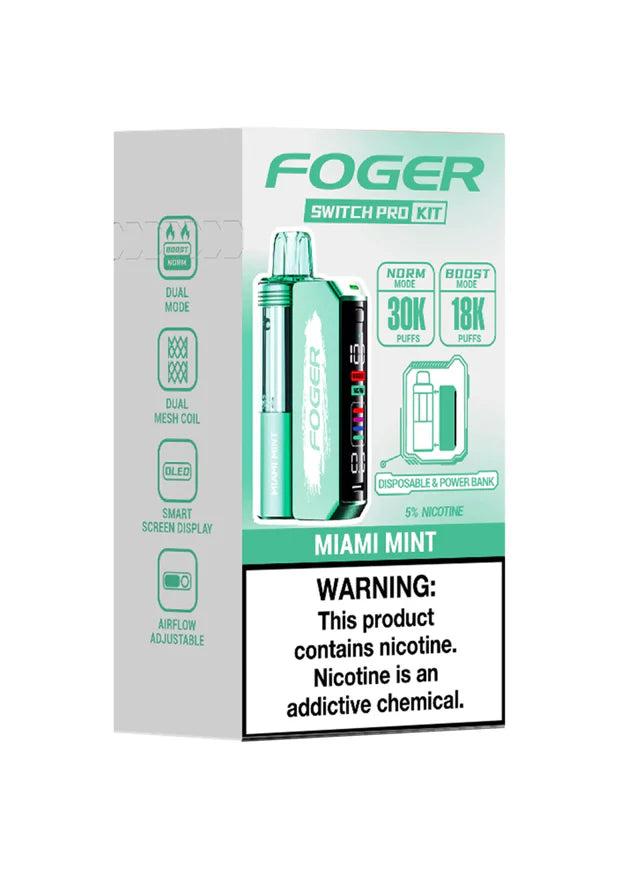 Foger Switch Pro Pod 30k - Miami Mint 5ct
