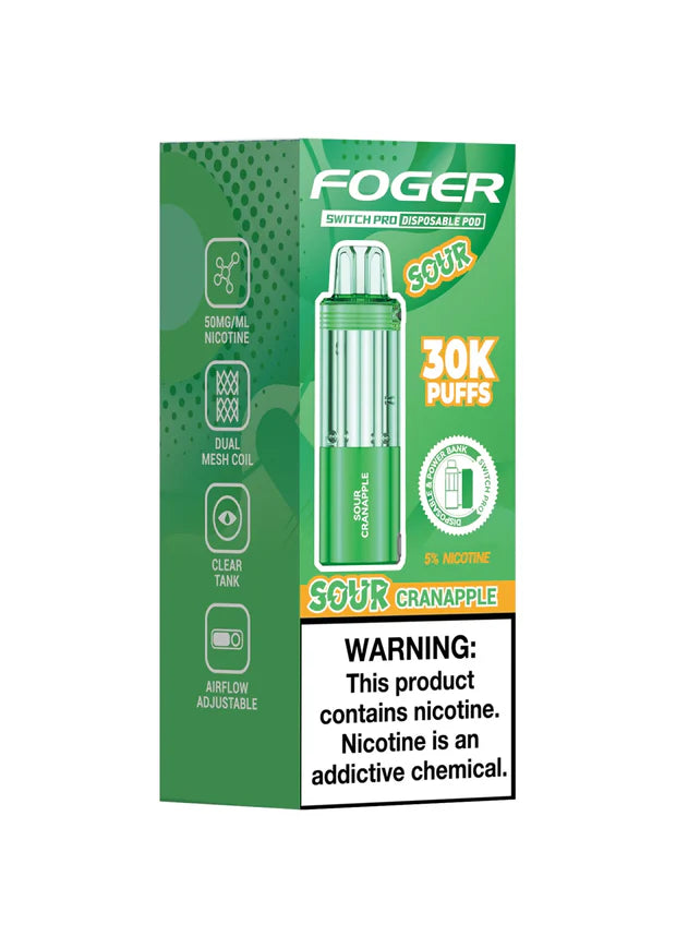 Foger Switch Pro Pod 30k - Sour Cranapple 5ct