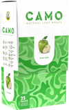 Camo Natural Leaf Wraps 25ct Green Apple 5pk