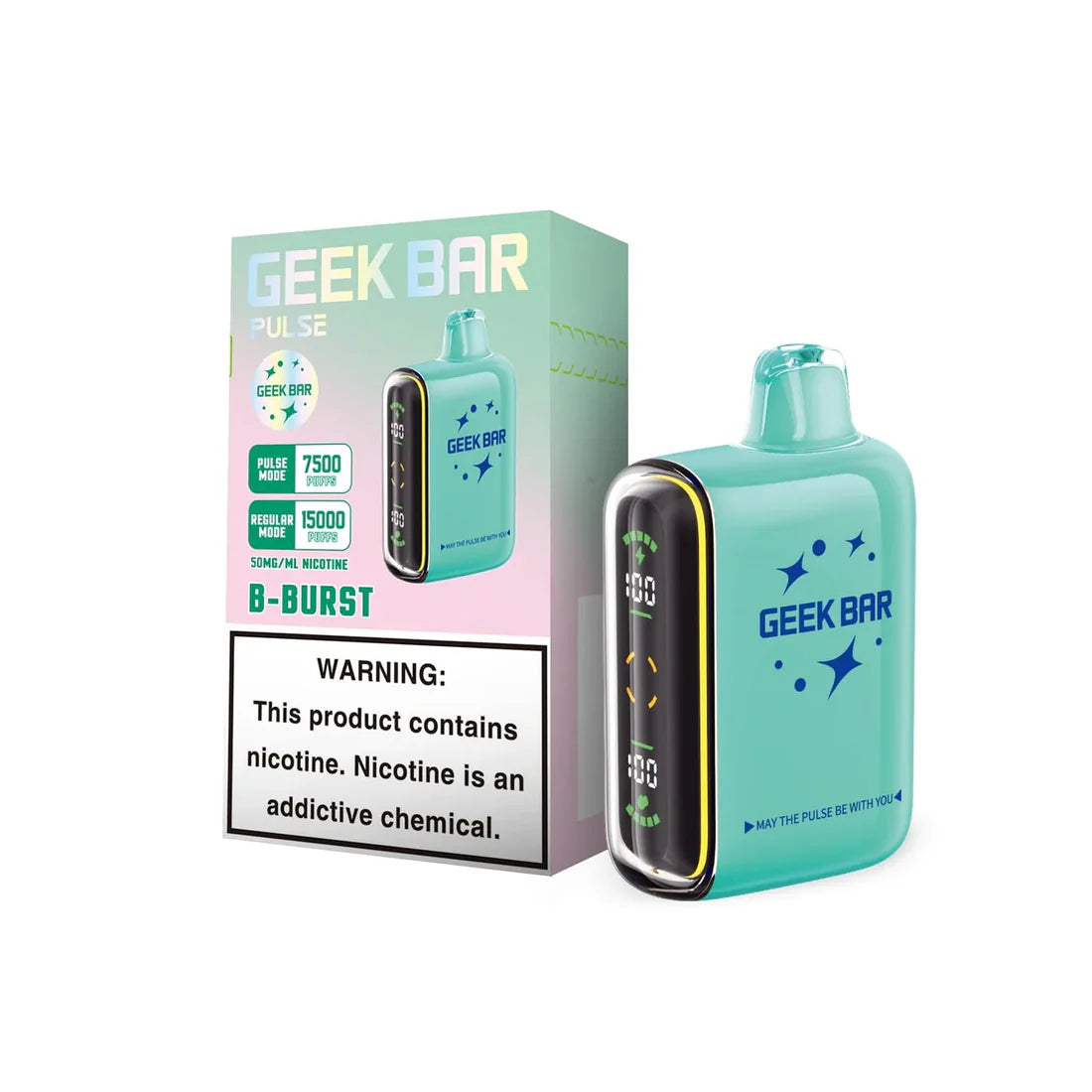 Geek Bar Pulse B-Burst 7500/15000k 5ct
