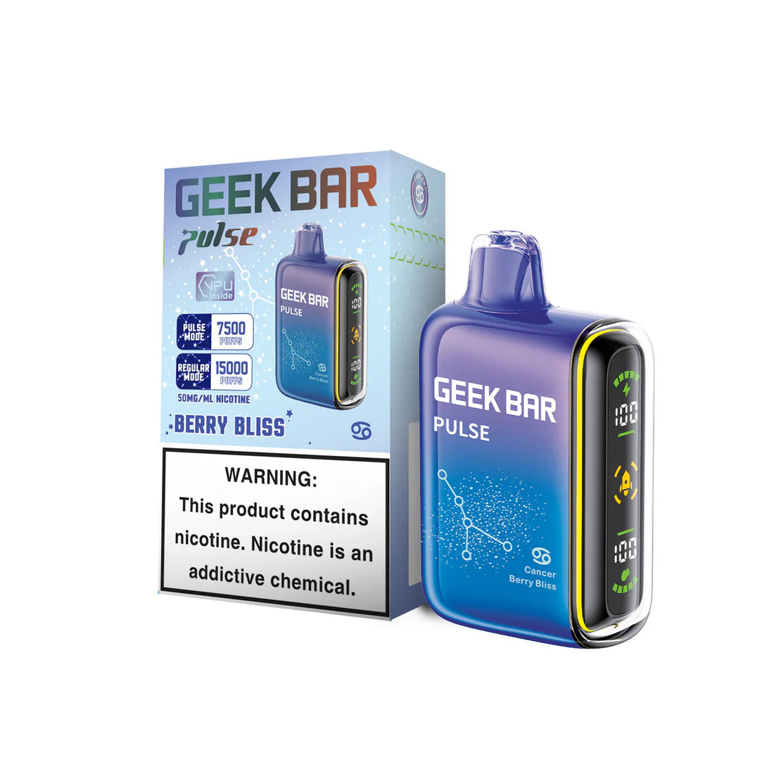 Geek Bar Pulse Berry Bliss 15000/7500k 5ct